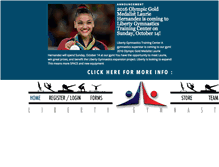 Tablet Screenshot of libertygymtrainingcenter.com